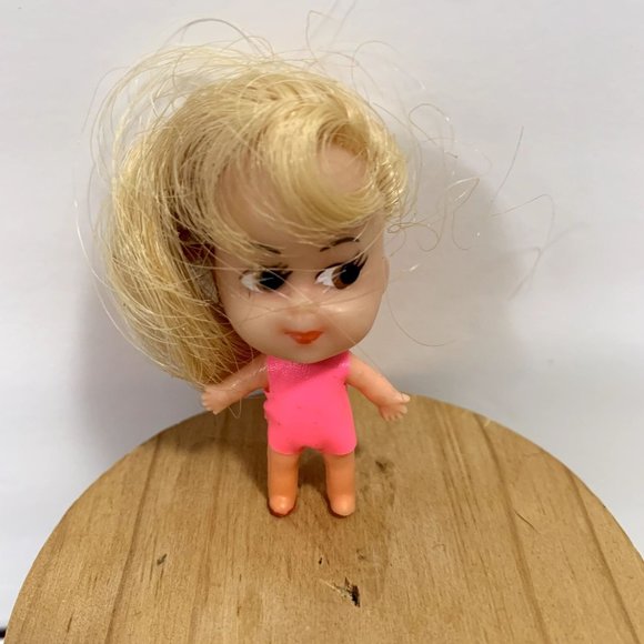 Vintage Liddle Kiddle Clone Doll Pink Suit Blonde - Picture 2 of 7